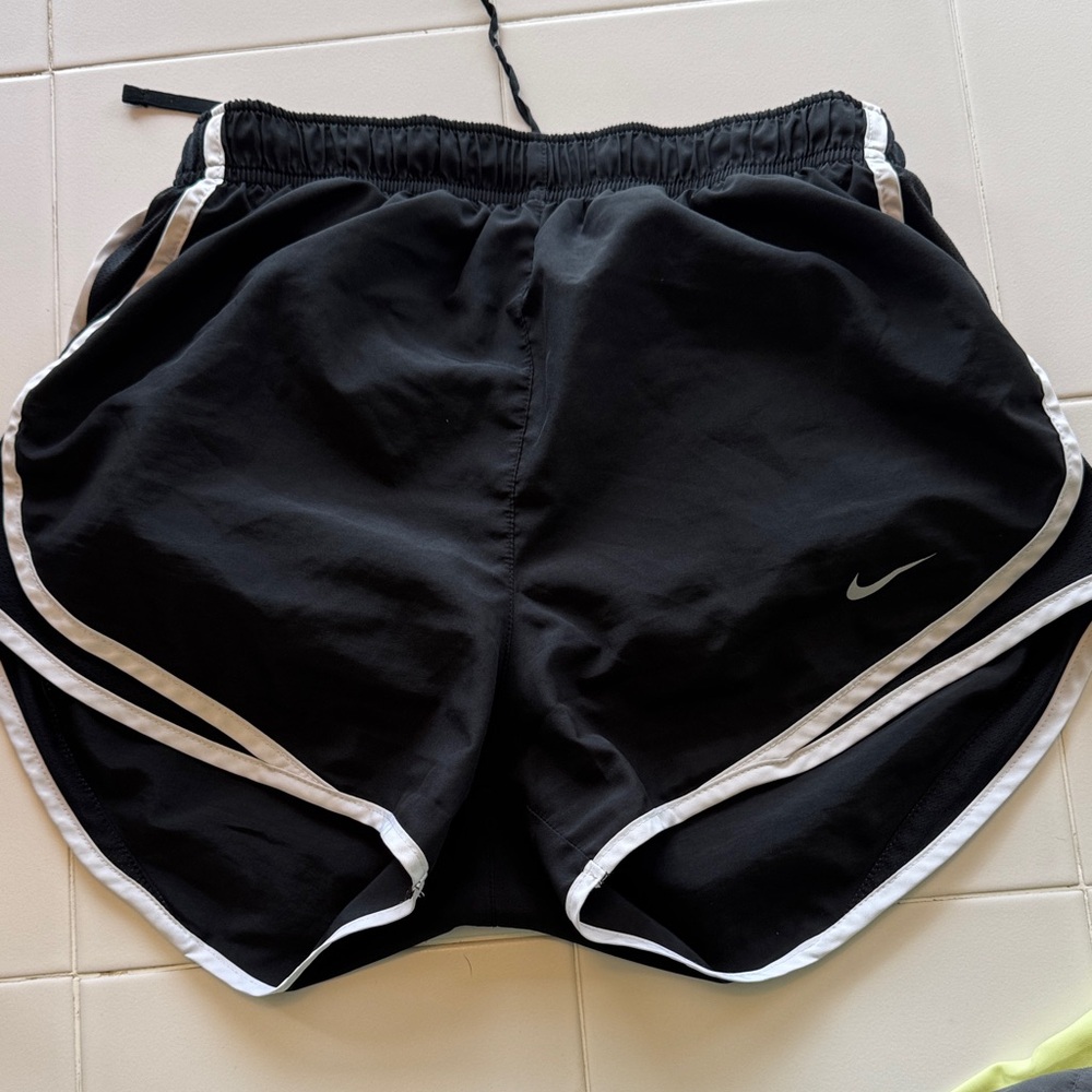 Nike Black and White Running Shorts